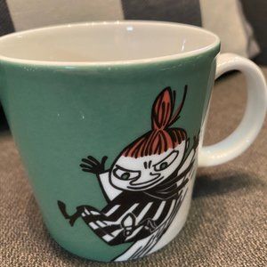 MOOMIN MUG LITTLE MY GREEN CUP CERAMIC ARABIA